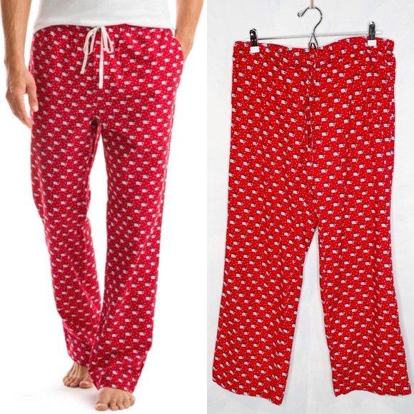 Vineyard Vines Other - Vineyard Vines Flannel Santa Whale Lounge Pants